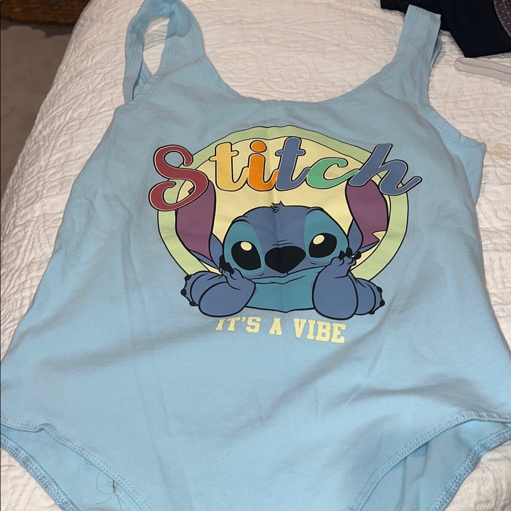 Amazon Light Blue Stitch Bodysuit